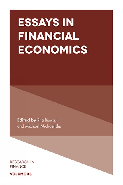 Book cover image for Essays in Financial Economics ISBN: 9781789733907